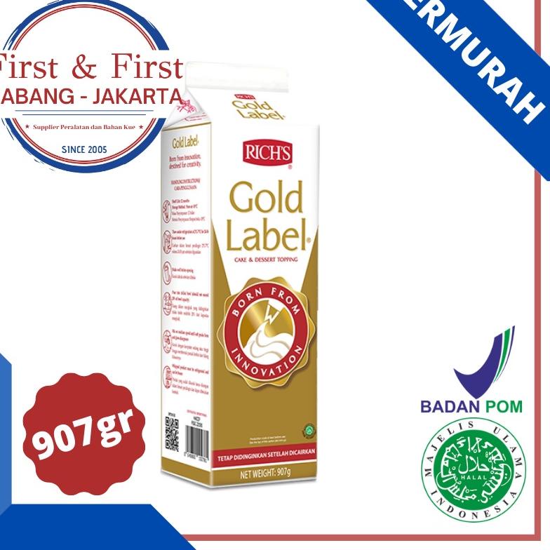 

Best Price Rich Gold Label Whipping Cream 907 gram