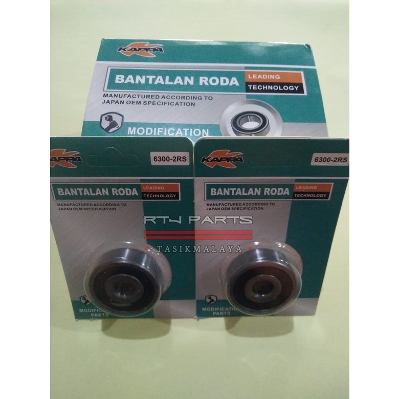 BEARING LAHER 6300 2RS KAPPA RODA DEPAN YAMAHA