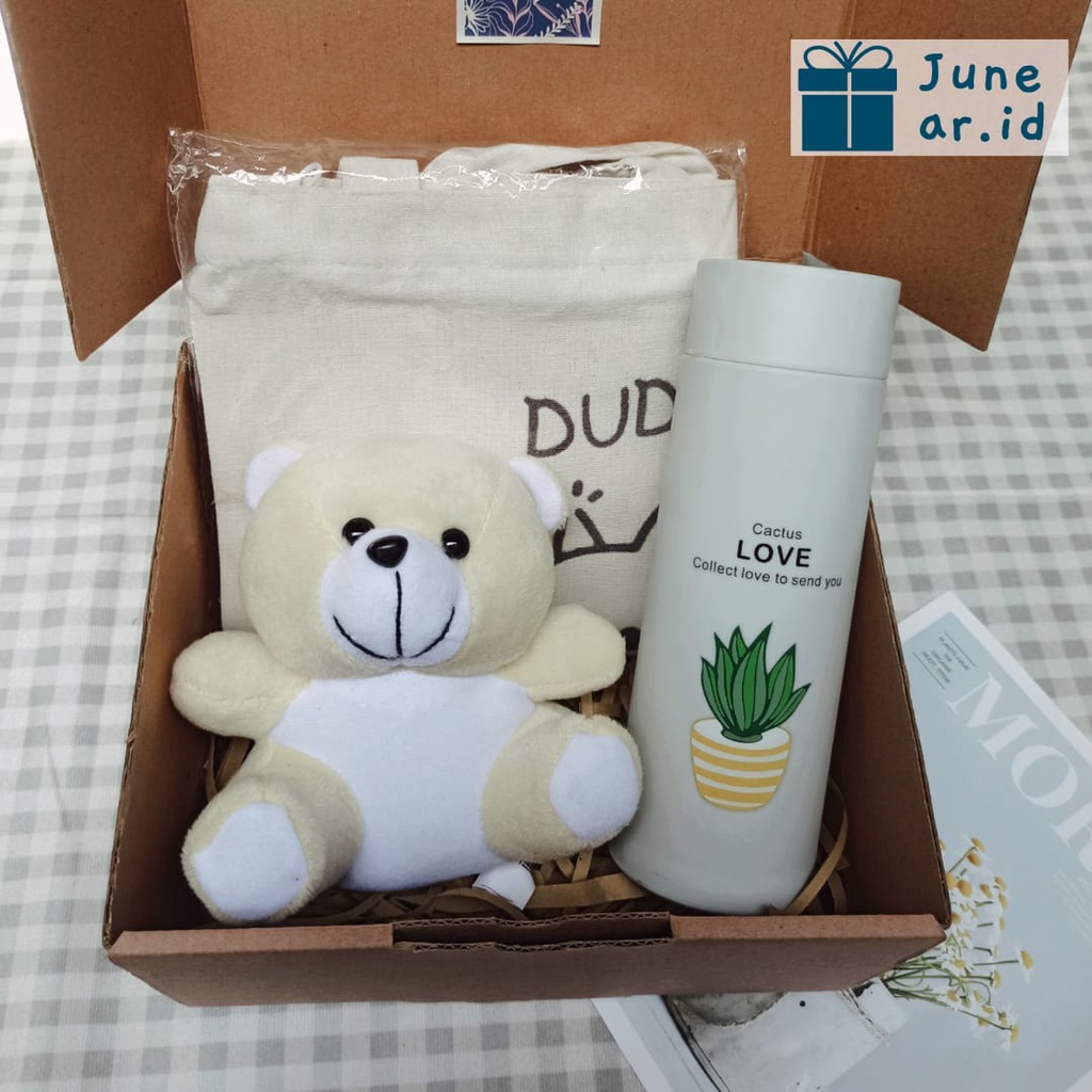 

JUNEARID - Giftbox Kado Cewe | Kado Ulangtahun Wanita | Kado Boneka