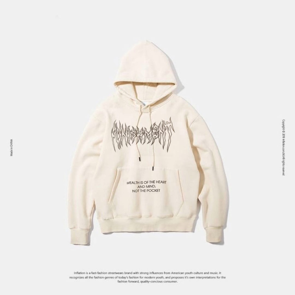 GRATIS ONGKIR Sweater Hoodie Pria Distro Original Punishment Hoodie Cream Wanita Oversize Premium Aesthetic Terlaris