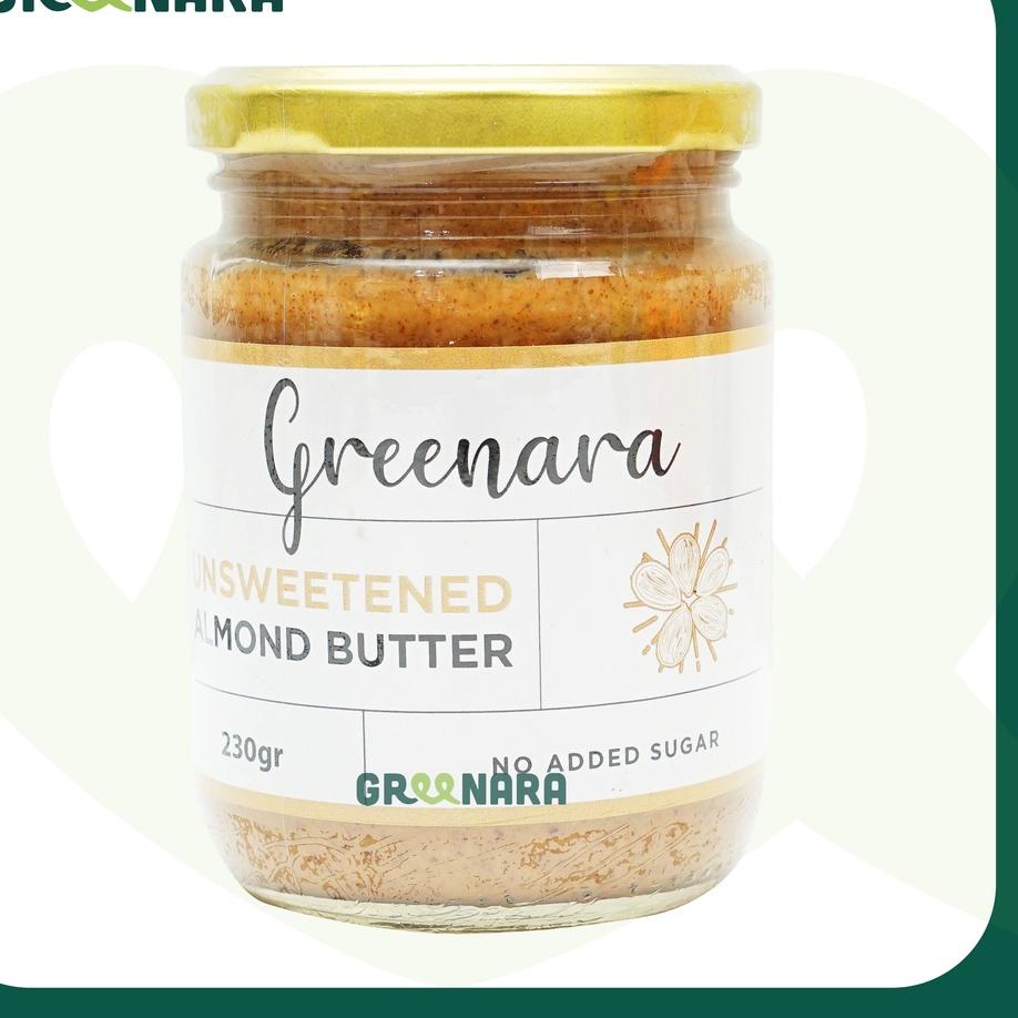 

♞ Greenara Homemade - Unsweetened Almond Butter / Selai Almond ♙