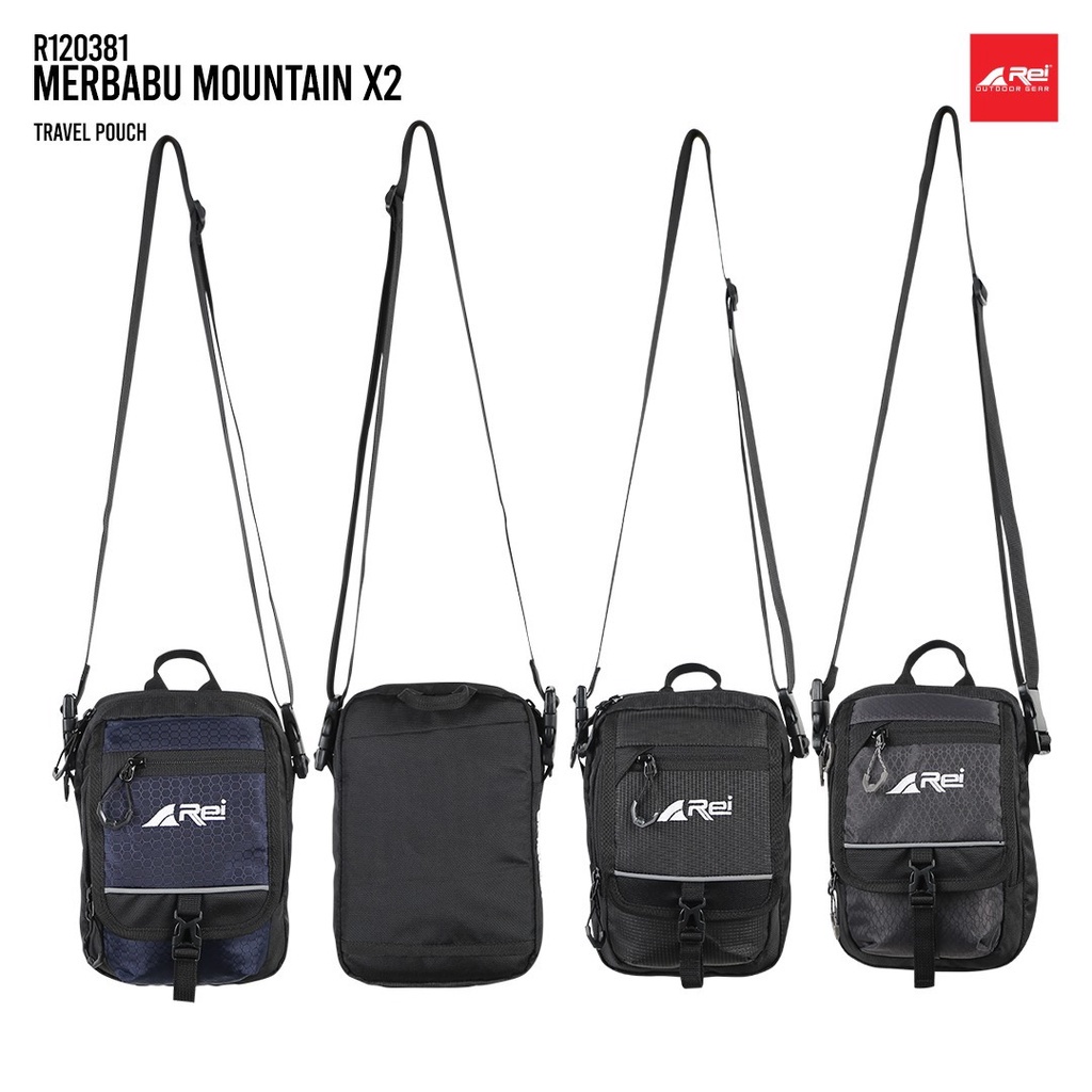 Traver Pouch Merbabu Mountain AREI Outdoor Gear /  Tas Selempang Pria Rei