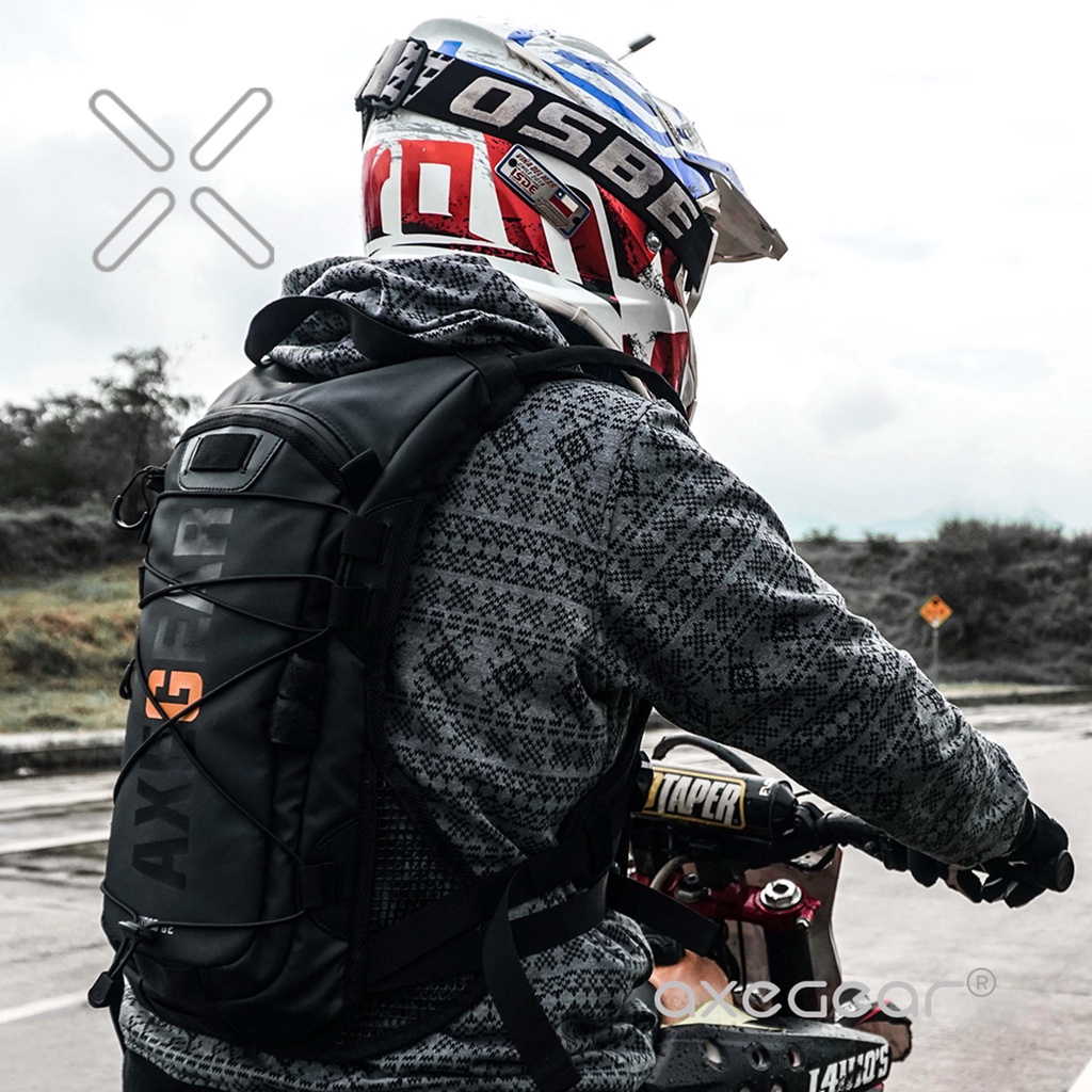 Tas Sepeda Motocross Turing Trabas Offroad Waterproof Hydropack Ransel - AXEGEAR RKYND Hydro 02