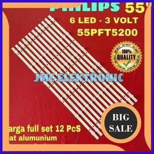 parts Backlight tv Philips 55PFT5200 Backlight PHILIPS 55 inc inch 3v 6kancing 1F3BZ3