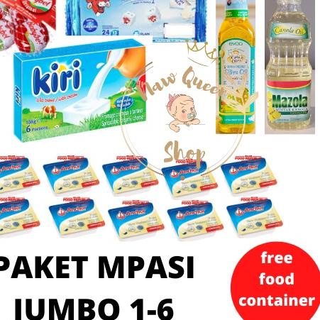 

➯ PAKET MPASI LENGKAP JUMBO ( BELCUBE + KIRI + BABYBEL + CASA DI OLIVA / EVOO + MAZOLA + ANCHOR) ♛