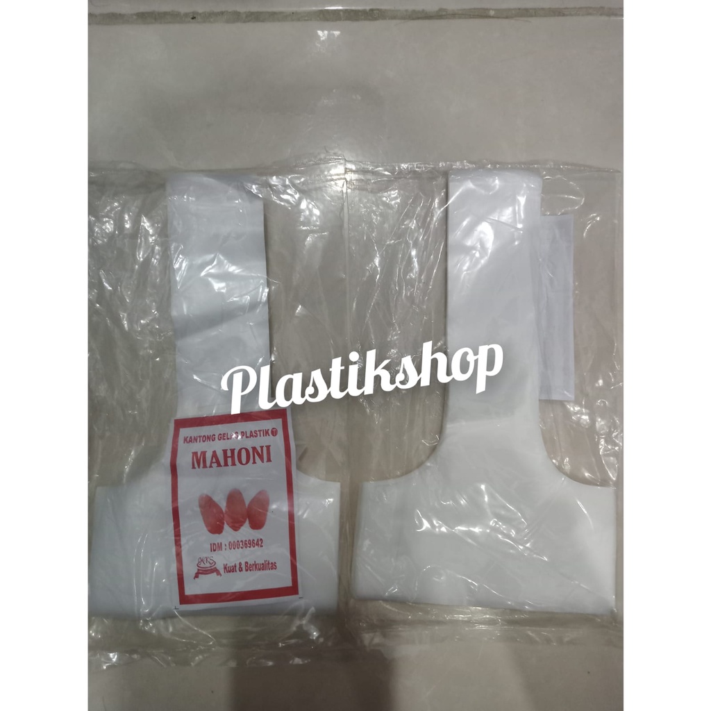 kantong plastik HD T CUP / plastik takeaway model T