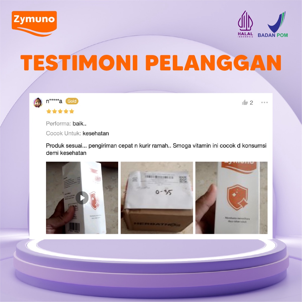 Zymuno Original 2 Botol Vitamin Herbal Tingkatkan Daya Tahan Tubuh  Proses Penyembuhan Kanker Tumor Imun Jaga Kesehatan Cegah Demam Batuk Masalah Pencernaan Percepat Penyembuhan Penyakit Isi 200 ml