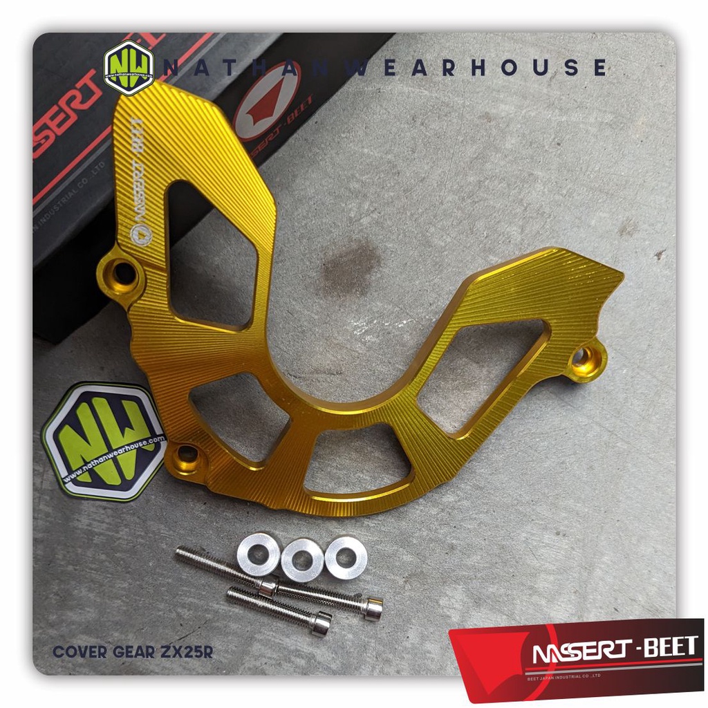 Cover Tutup Pelindung Gear Depan CNC ZX25R ZX 25R 250R Nassert Beet