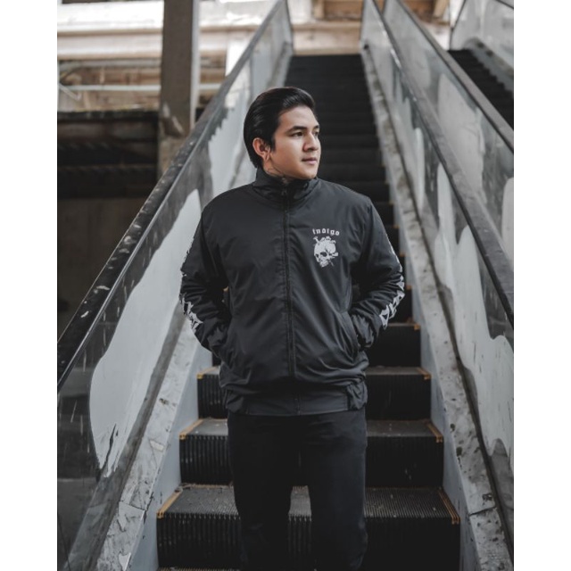 Jaket Bomber Parasut Pria Wanita Jacket Windbreaker Cowok