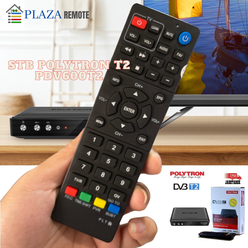 REMOTE STB POLYTRON DVB-T2 PDV 600T2