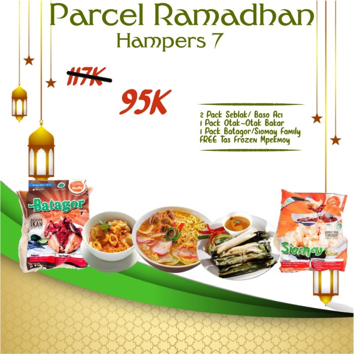 

Hampers Ramadhan Parcel Lebaran Makanan /Gift Box / Pempek Paket 7 099