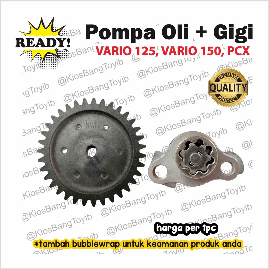 Pompa Oli/Oil Pump Honda Vario 125/150, Beat, PCX &quot;𝐘𝐔𝐒𝐇𝐎&quot;