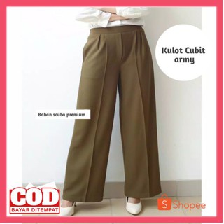 KULOT SCUBA CUBIT HIGHWAIST PREMIUM / KULOT CUBIT PREMIUM / KULOT HIGHWAIST WANITA