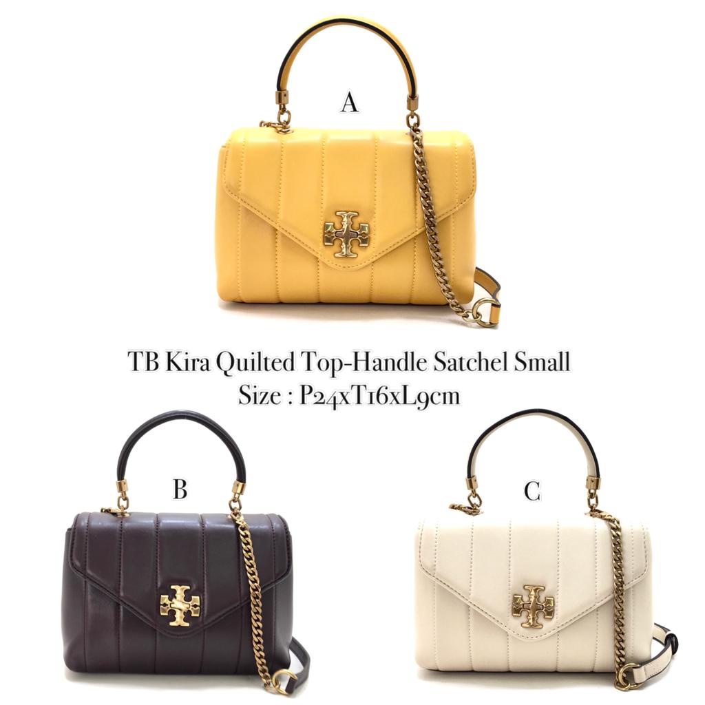 Tb Kira Quilted Top Handle Satchel Small