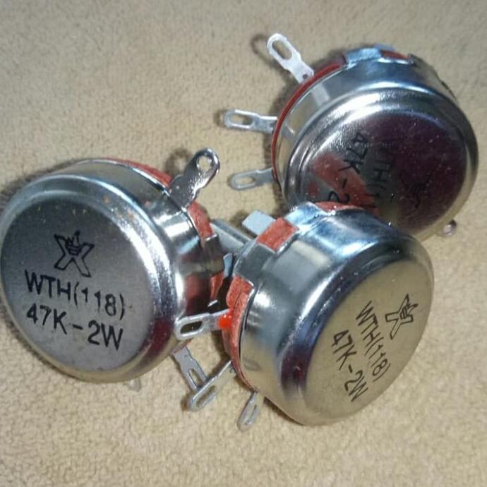Potensio WTH118 47K Ohm 2W WTH118-2W 47k rajaav77 Berkualitas