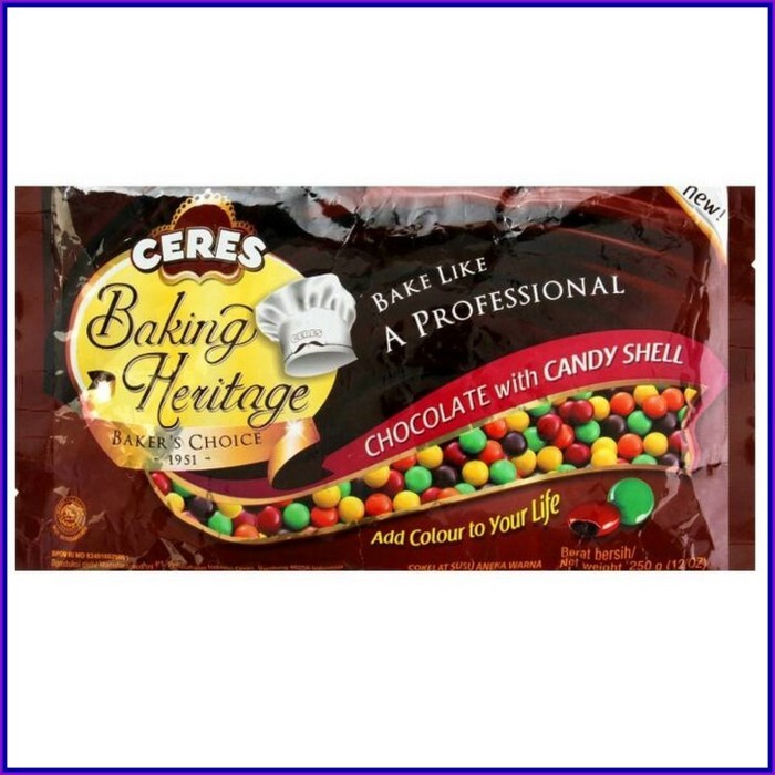 

Ceres Baking Heritage chocolate with Candy shell 250gr