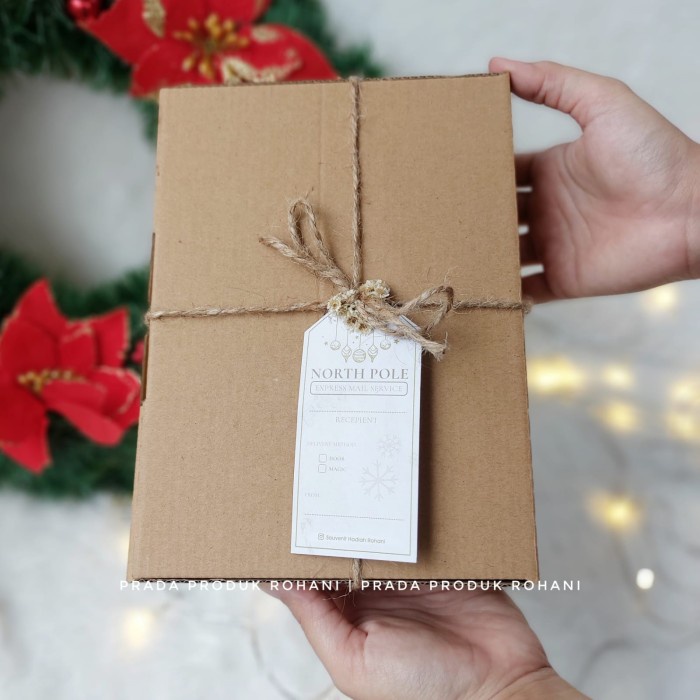 Patung Set Natal 15cm warna krem/Patung Natal/Nativity Set/Kado Natal/