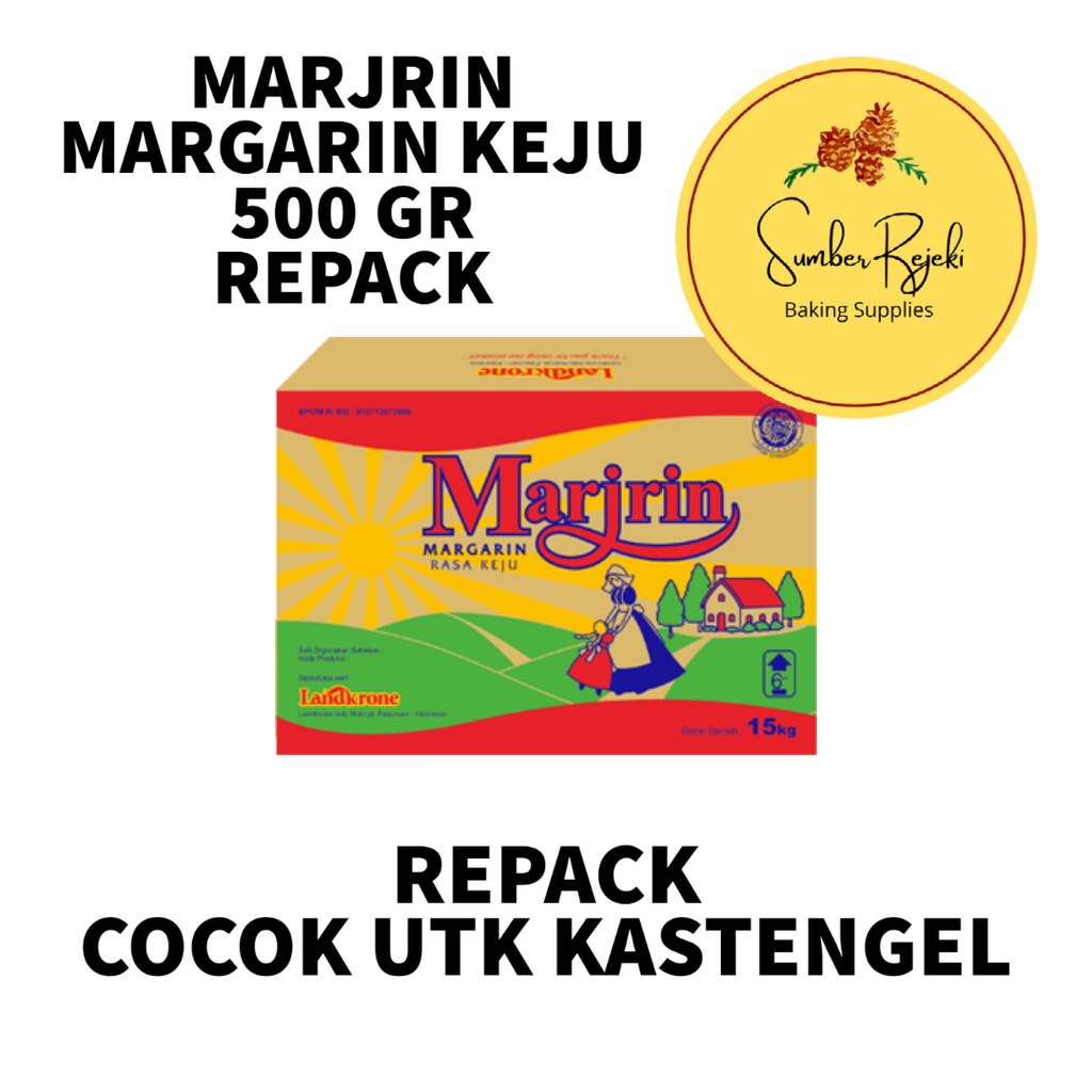

Marjrin Margarin Mentega Rasa Keju Cocok Untuk Kastengel 500 Gr / 500gr
