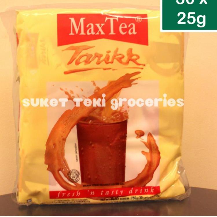 

Hot Product Maxtea Teh Tarik 30 sachet Max Tea @25gr pack Grosir Ready
