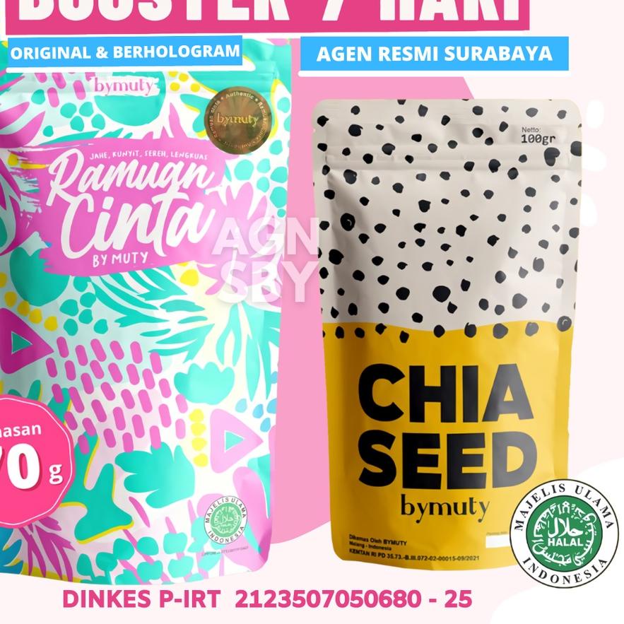 

◙ CINTA BY MUTY - Paket Booster (PEMULA) 70gr [AGEN RESMI] ☟