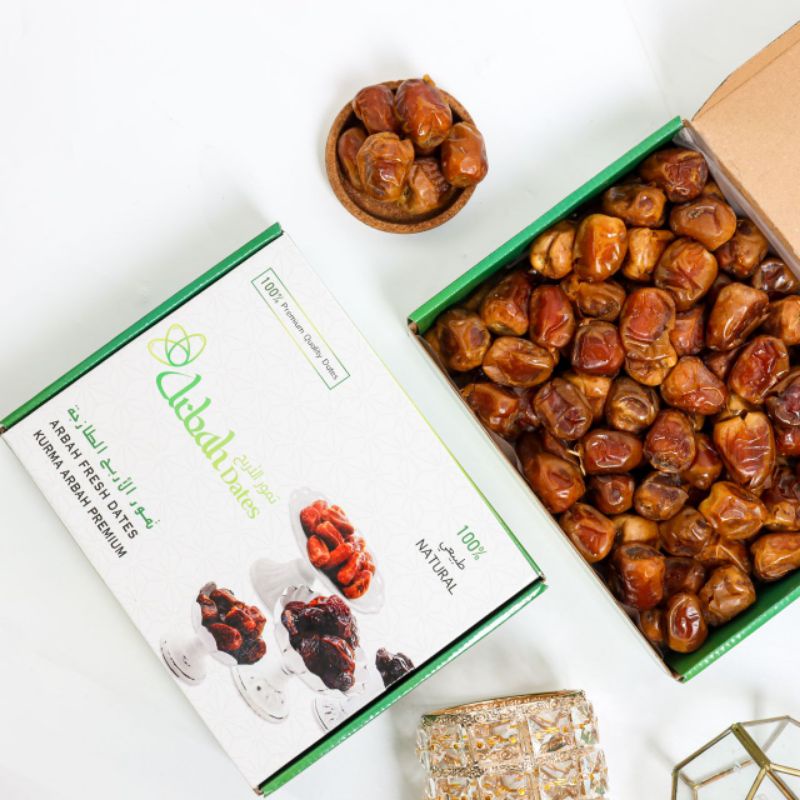 

[Afluth Store] Arbah Dates Sukari Premium / Sukari Dates / Kurma Raja / Kurma Saudi