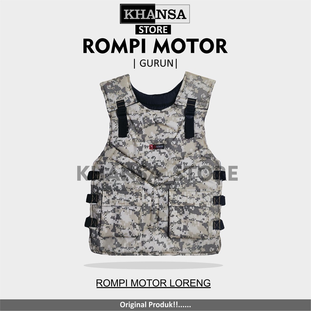 ROMPI MOTOR TOURING BODY PROTECTOR PELINDUNG DADA ANTI ANGIN RAIDER STYLE