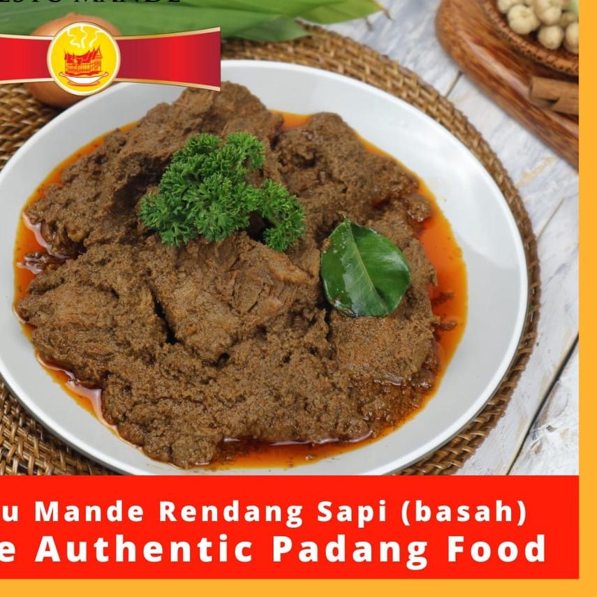 

✴ Restu Mande Rendang Sapi Basah Rendang Padang 300gr ☏