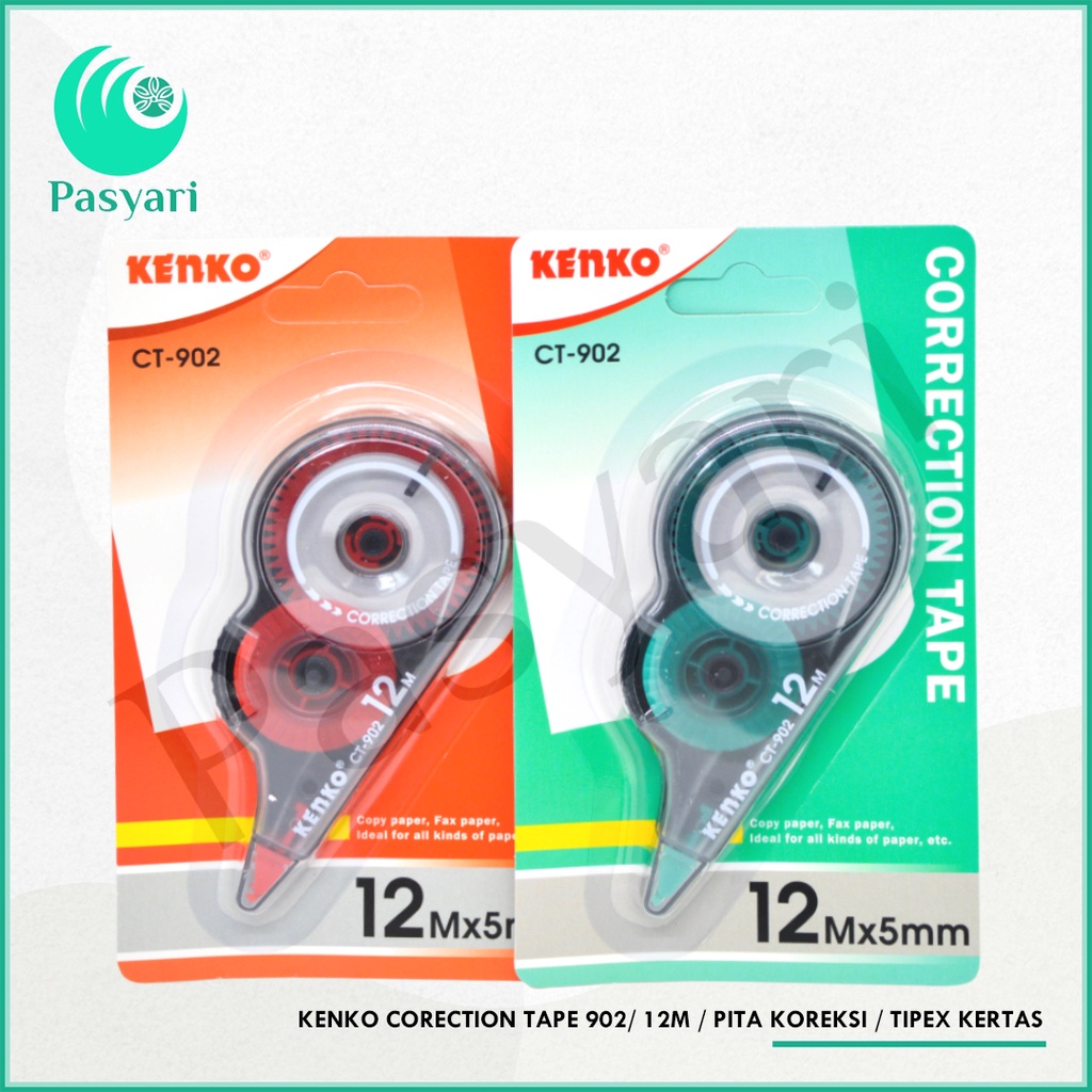 

KENKO CORECTION TAPE CT-902P / 12M / PITA KOREKSI / TIPEX KERTAS