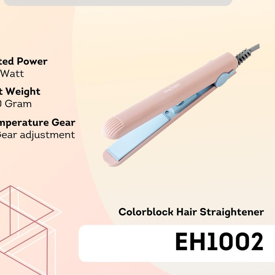 ➮ Enchen EH1002 Colorblock Hair Straightener/Catokan Rambut ❇
