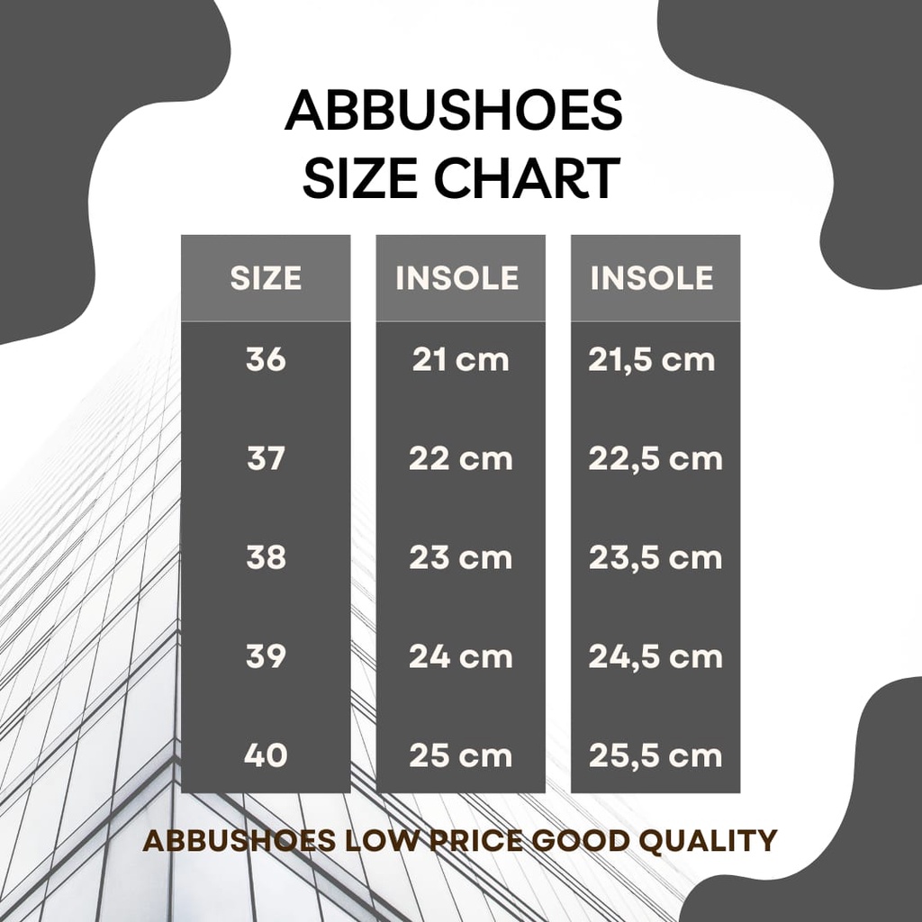 ABBUSHOES AG 23 sepatu pantopel rantai 5cm