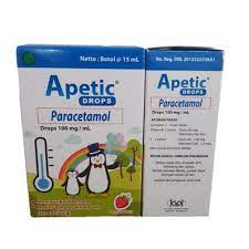 banda aceh APETIC DROPS 15ml - Obat Paracetamol Bayi Menurunkan Demam