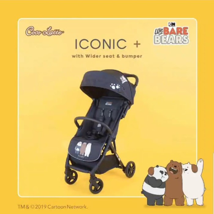 Stroller Stroller Cocolatte Iconic+ We Bare Bears Wbb
