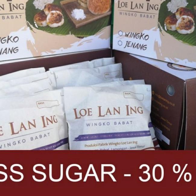 

☛ Loe Lan Ing Wingko Isi 10 Less Sugar ➵