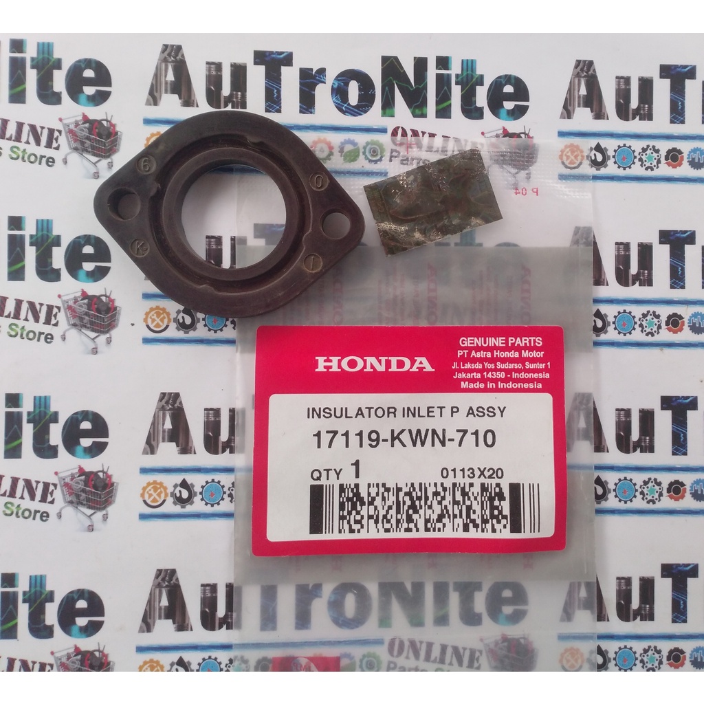 Fiber Insulator Intake Inlet Pipe 17119-KWN-710 Original Honda Air Blade Vario 125 LED ESP 17119KWN7