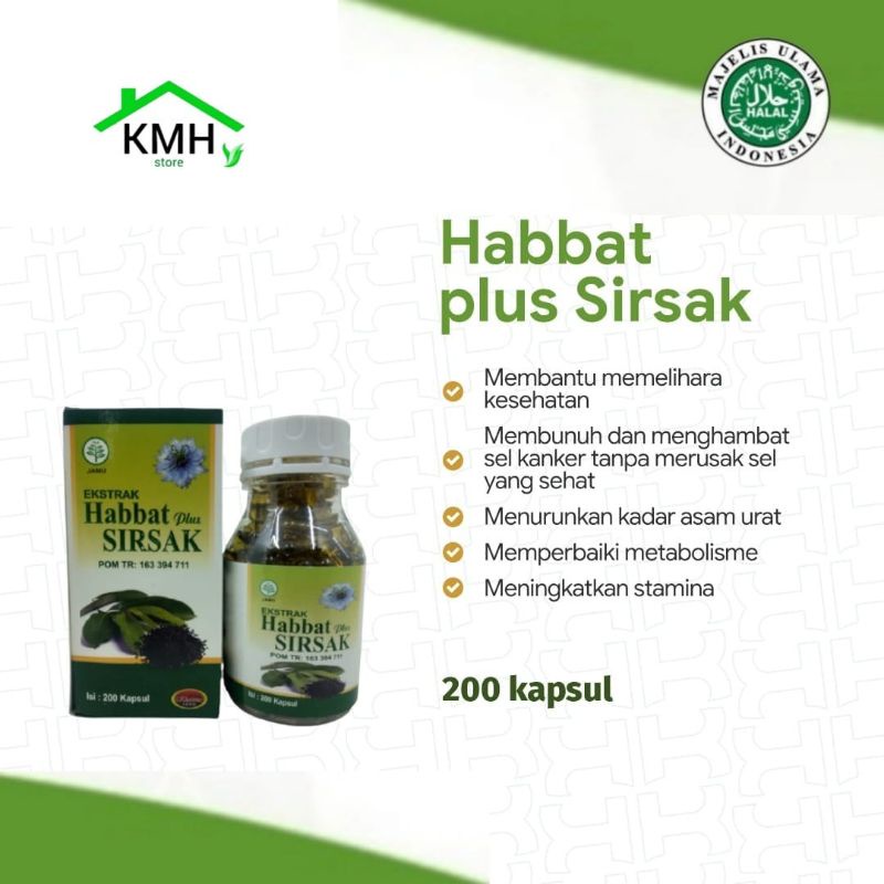 

Habbat Sirsak 200 Kapsul