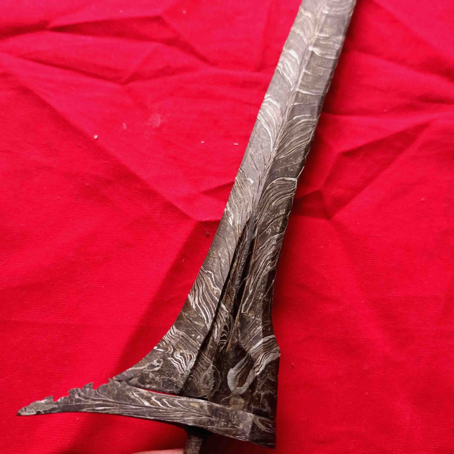 Pusaka Jalak Sangu Tumpeng Pamor Blarak Sineret Koleksi Keris Lurus