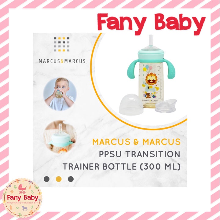 MARCUS &amp; MARCUS PPSU TRANSITION TRAINER BOTTLE 300ML