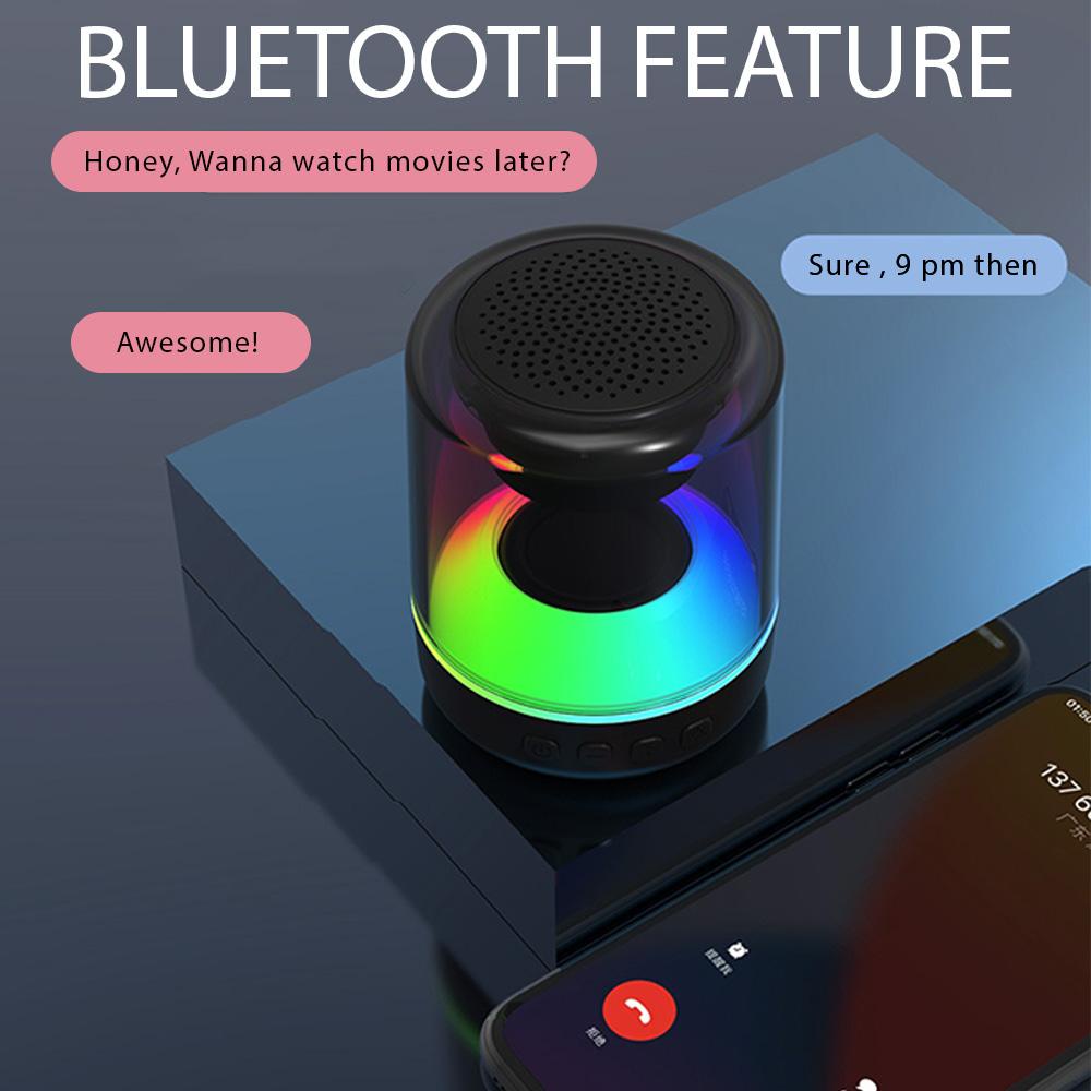 【COD】Viqoo Speaker S25 Bluetooth Speaker Microphone LED Smart Lamp Kecil Audio Subwoofer Nirkabel Portabel Volume Besar Speaker Bluetooth rumah tangga Kecil  Portable Spiker Bluetooth Speaker