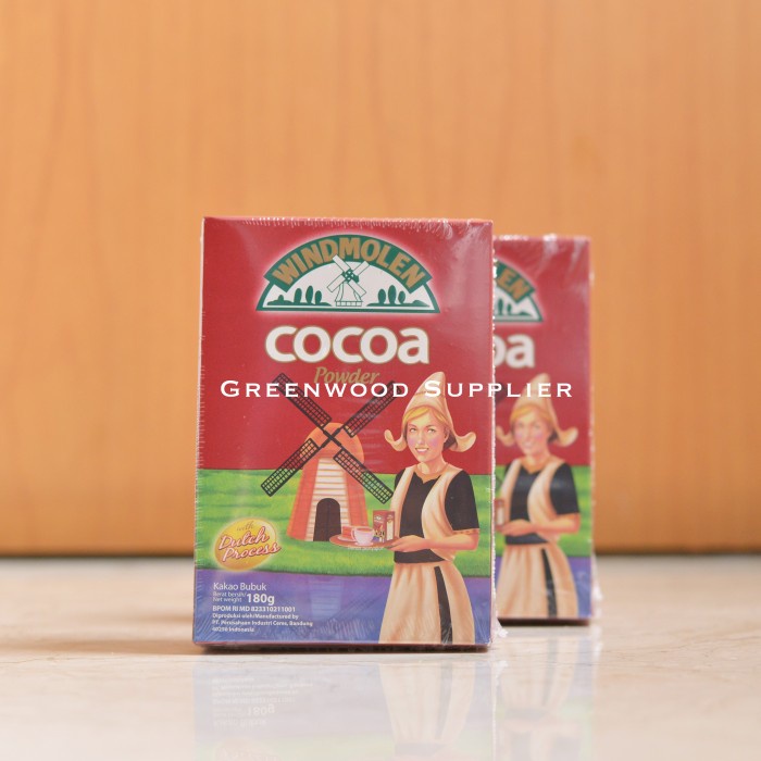 

WINDMOLEN COCOA POWDER / COKLAT BUBUK - 180G