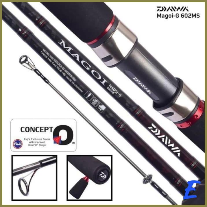 Joran Daiwa Magoi G 165 180 cm Fuji Free Stoper Carbon Rod Pancing Ori