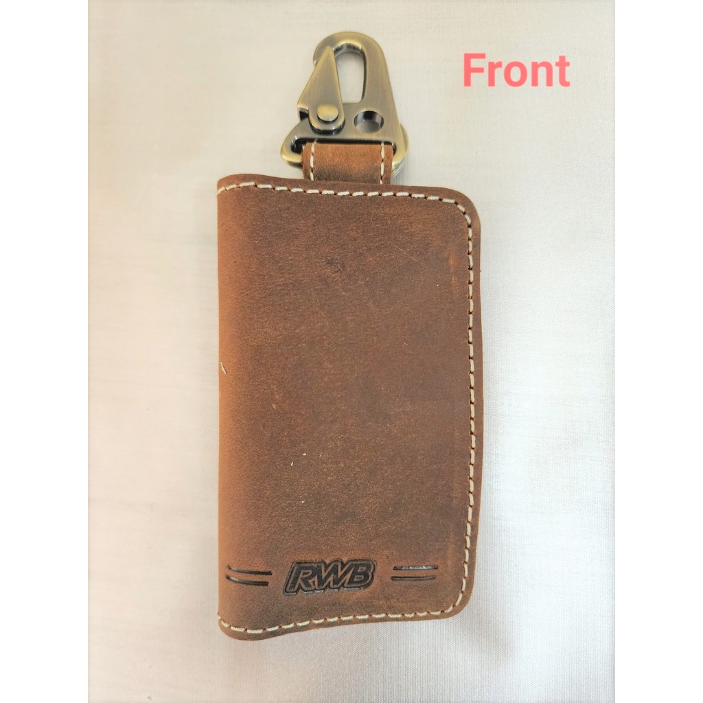 Dompet STNK RWB Kulit Asli/Gantungan Kunci Mobil Motor 100% Genuine Leather