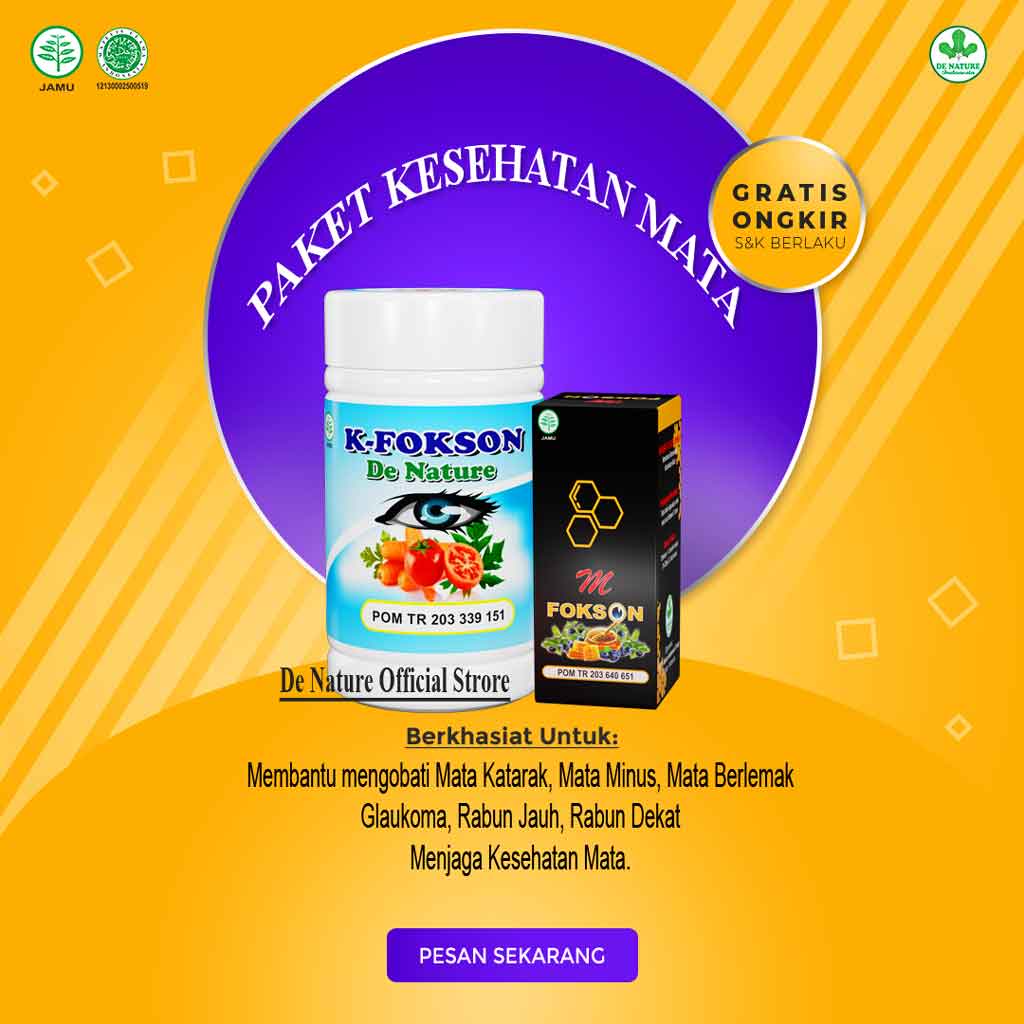 OBAT MATA MINES MINUS BERLEMAK KATARAK RABUN SENJA DAN MEMELIHARA KESEHATAN MATA FOKSON GRATIS TETES