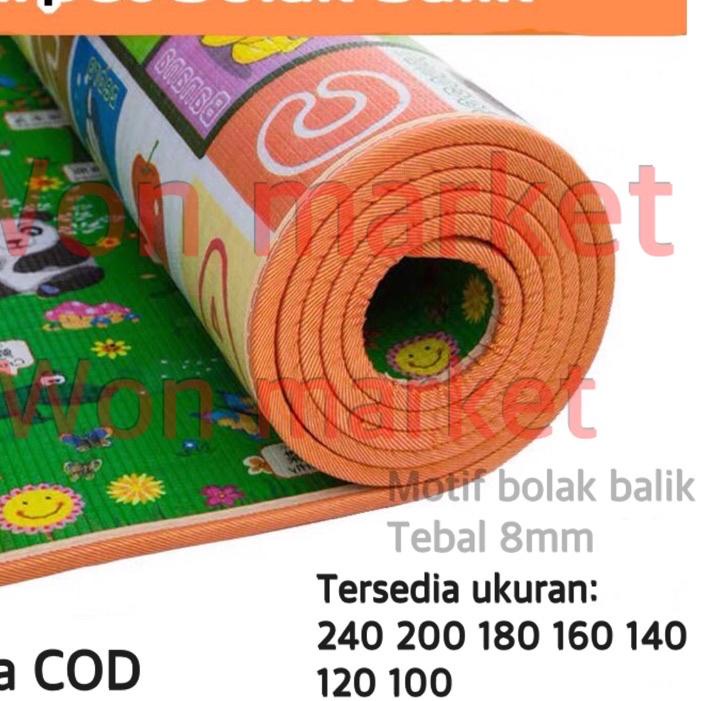 ✰ karpet foam PE motif bolak balik | tikar karakter | tikar karpet jumbo | ukuran    ♠