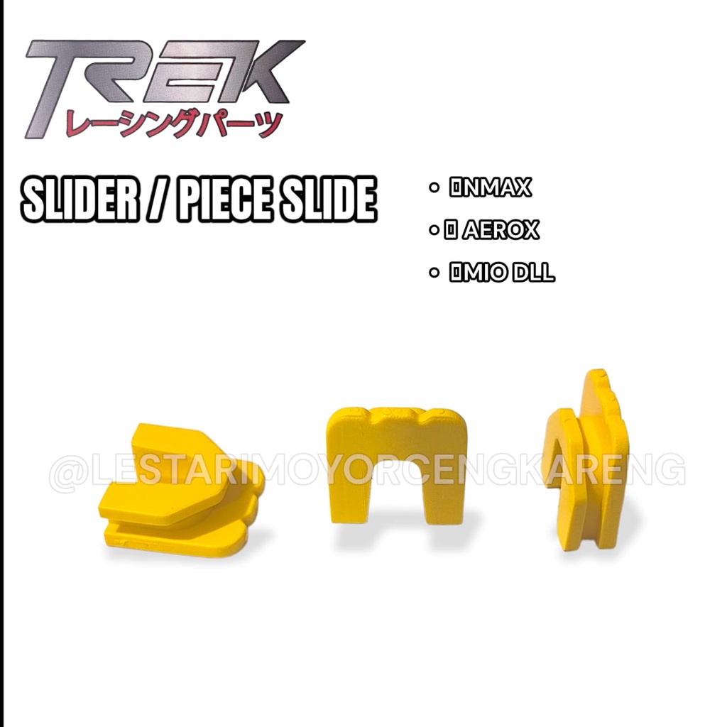 PIECE SLIDE RACING TREK KLIP RUMAH ROLLER MIO M3 XEON NMAX AEROX NOUVO