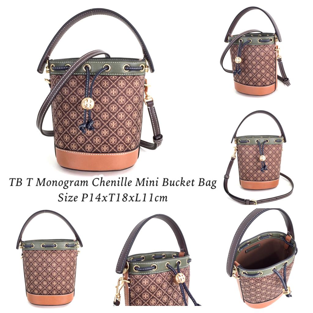 Mini Bucket Bag Tb T Monogram Chenile