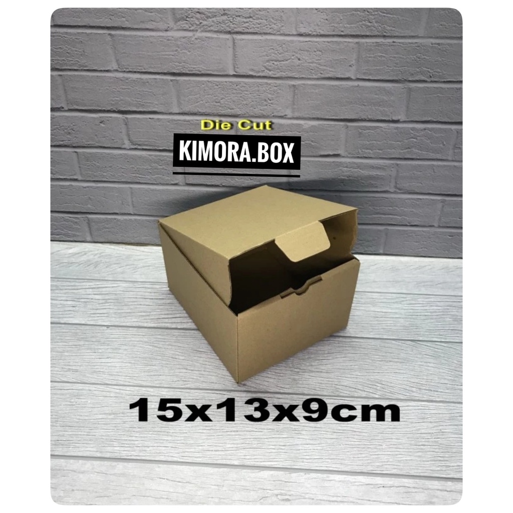 

Kardus karton uk. 15x13x9 cm...die cut box kotak Aksesoris dll