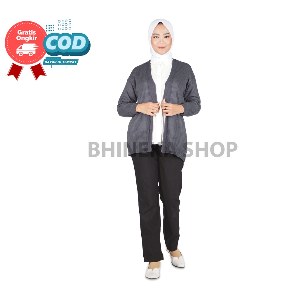 Cardigan PREMIUM Rajut Wanita Cardigan Knit Dinas Cardigan Bresca