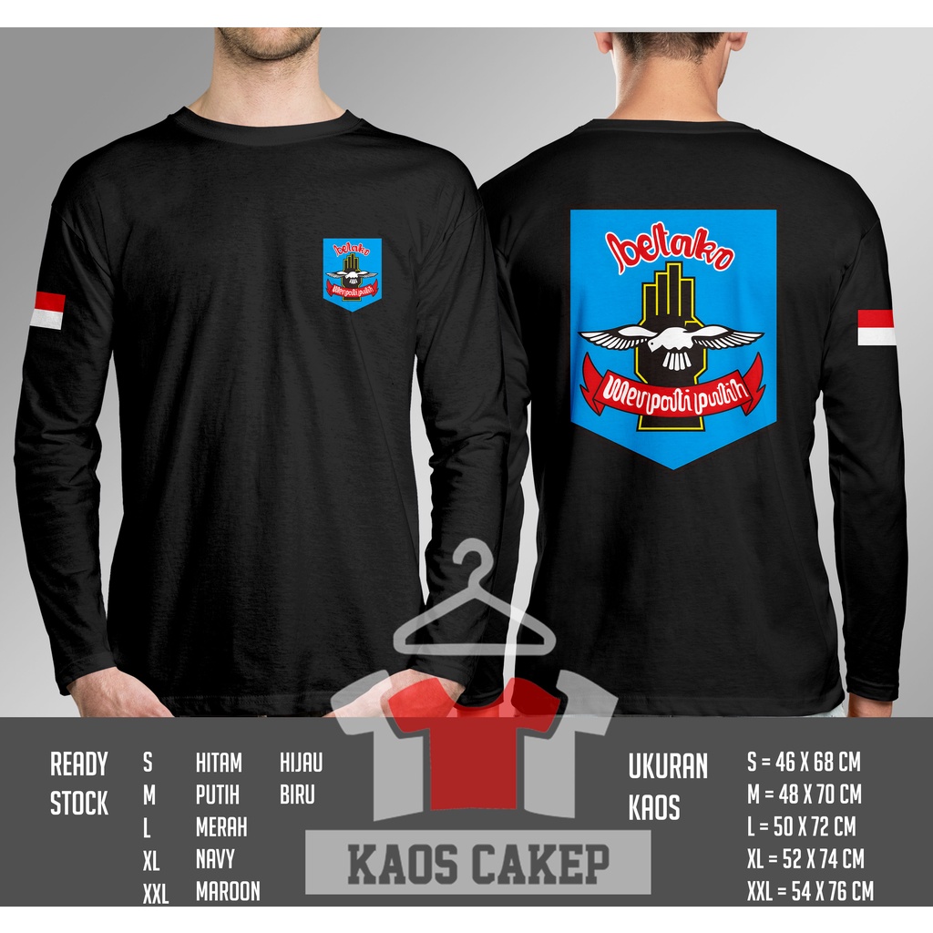 Kaos Pencak Silat Merpati Putih Terbaru Lengan Panjang Baju Distro