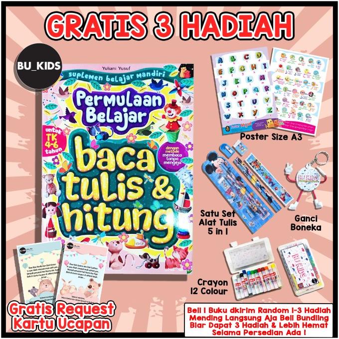 

Buku Anak Tk & Paud Permulaan Belajar Baca Tulis & Hitung Untuk Tk 4-6
