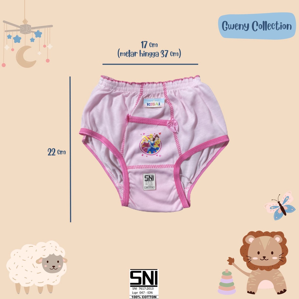 CELANA DALAM COTTON ANAK PEREMPUAN CD KANTONG